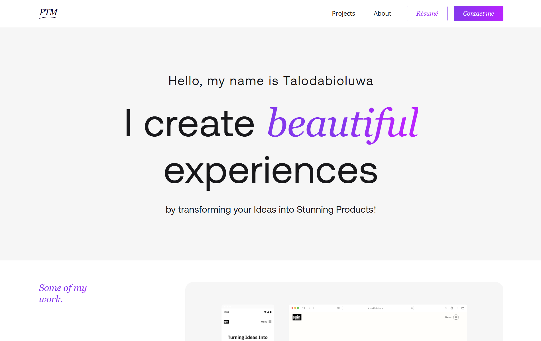UX Designer Portfolio